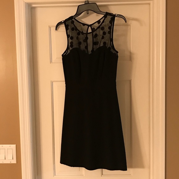 Polka Dot Black Dress - Picture 2 of 5
